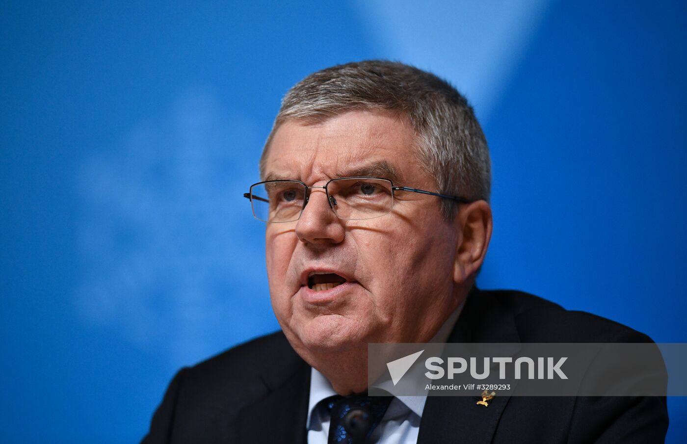 News conference by IOC President Thomas Bach