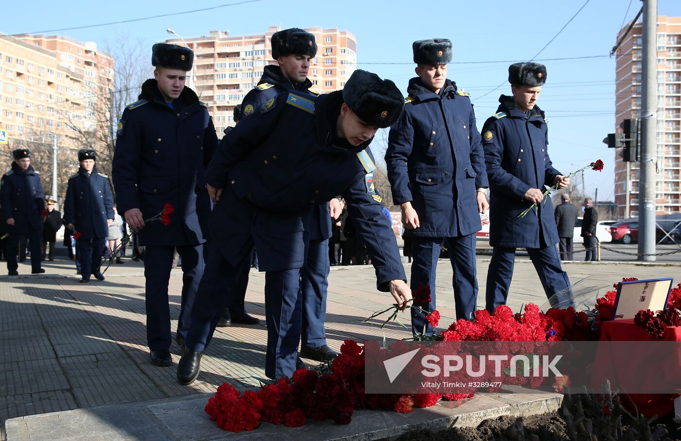 Commemorative event for pilot Roman Filipov who died in Syria