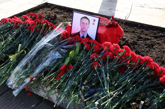 Commemorative event for pilot Roman Filipov who died in Syria