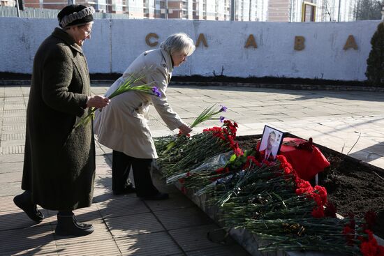 Commemorative event for pilot Roman Filipov who died in Syria