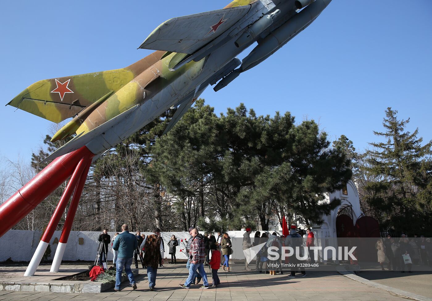 Commemorative event for pilot Roman Filipov who died in Syria