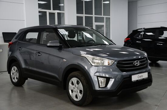 Hyundai car dealership in Grozny