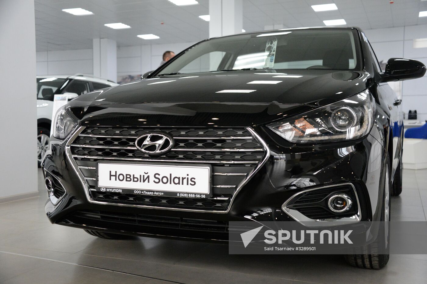 Hyundai car dealership in Grozny