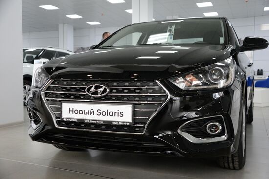 Hyundai car dealership in Grozny