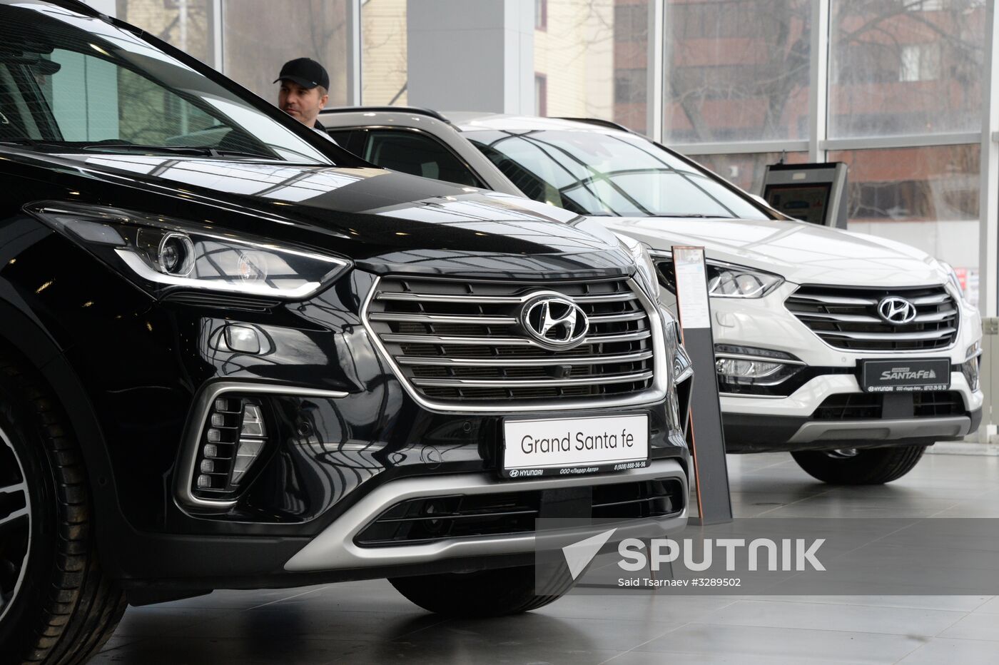 Hyundai car dealership in Grozny