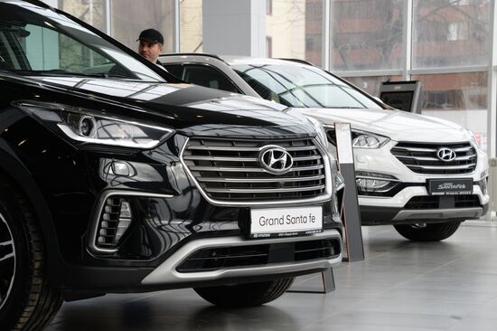 Hyundai car dealership in Grozny