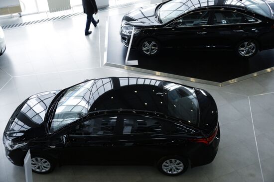 Hyundai car dealership in Grozny