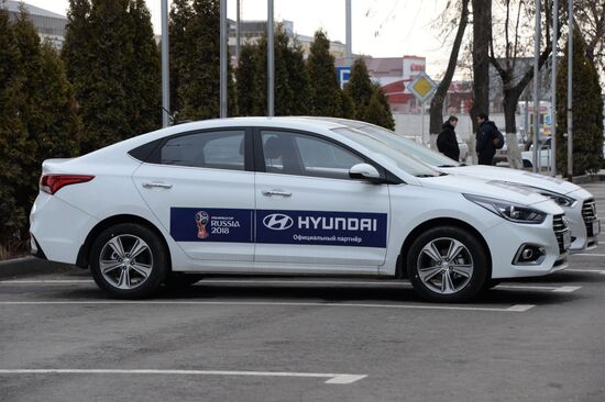 Hyundai car dealership in Grozny