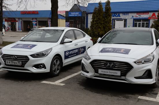 Hyundai car dealership in Grozny