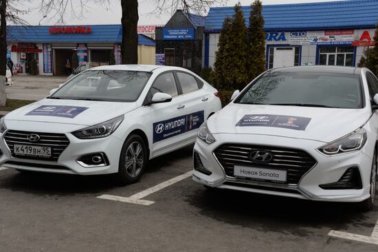 Hyundai car dealership in Grozny