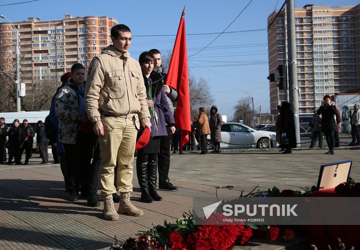 Commemorative event for pilot Roman Filipov who died in Syria