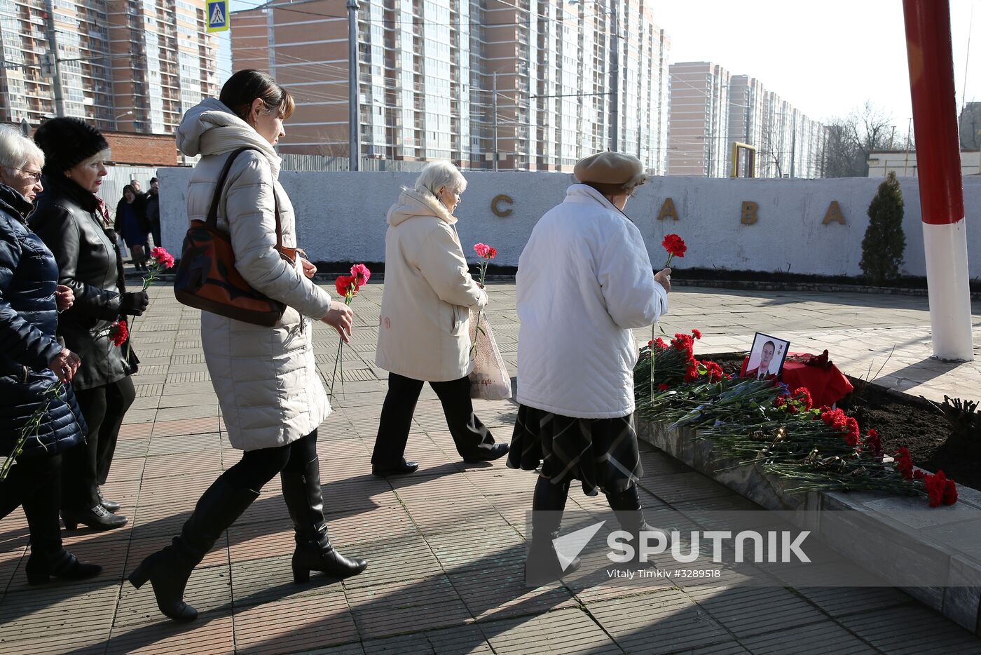 Commemorative event for pilot Roman Filipov who died in Syria