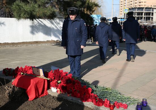 Commemorative event for pilot Roman Filipov who died in Syria