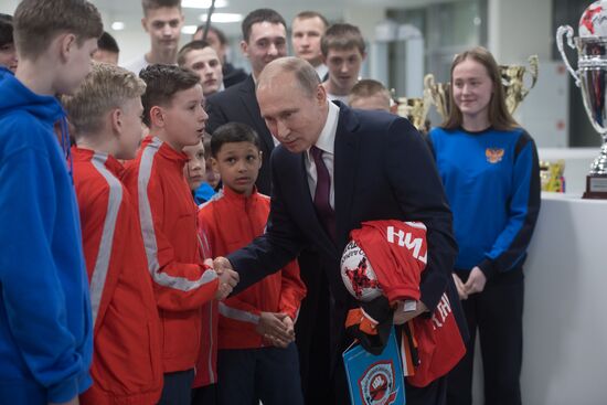 President Vladimir Putin's working trip to Krasnoyarsk