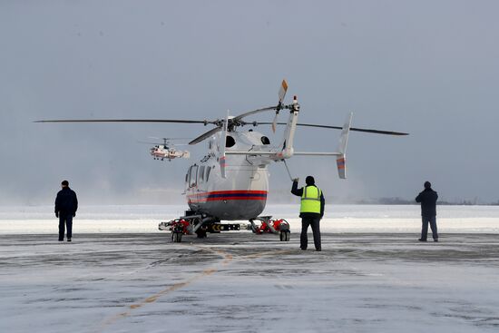Aviation rescue and firefighting squad of Russian EMERCOM
