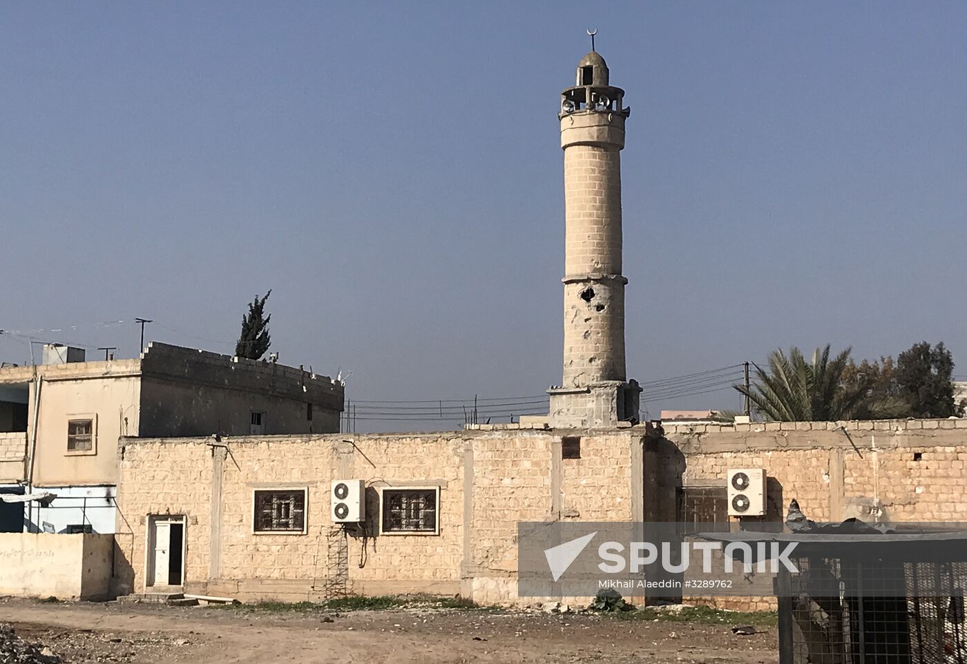 Aftermath of shelling of Afrin in Syria