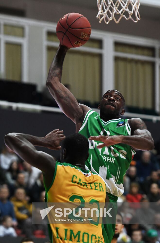 Eurocup Basketball. UNICS vs. Limoges