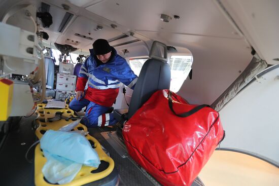 Aviation rescue and firefighting squad of Russian EMERCOM