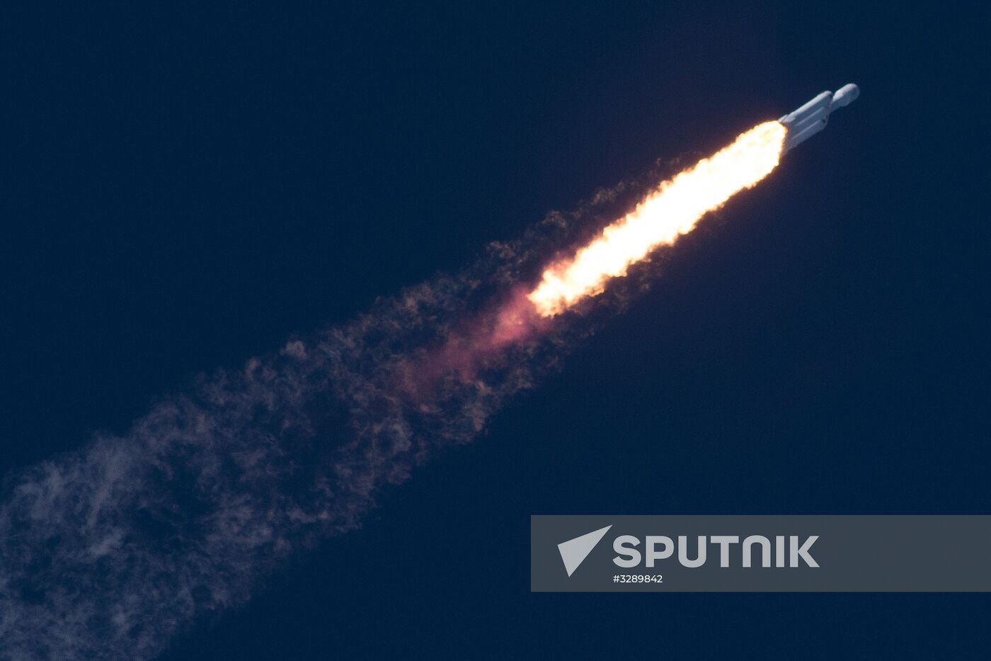 SpaceX's Falcon Heavy rocket successfully launches from Cape Canaveral