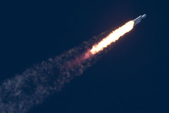 SpaceX's Falcon Heavy rocket successfully launches from Cape Canaveral