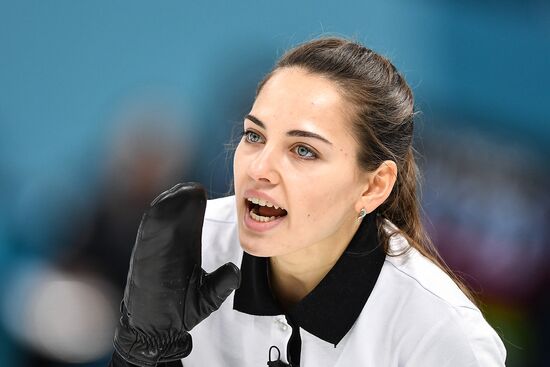 2018 Winter Olympics. Curling. Mixed doubles. US vs. Russia