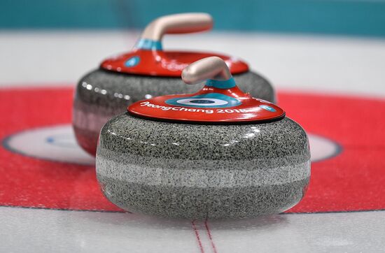 2018 Winter Olympics. Curling. Mixed doubles. US vs. Russia