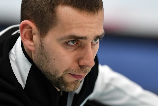 2018 Winter Olympics. Curling. Mixed doubles. US vs. Russia