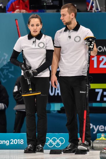 2018 Winter Olympics. Curling. Mixed doubles. US vs. Russia