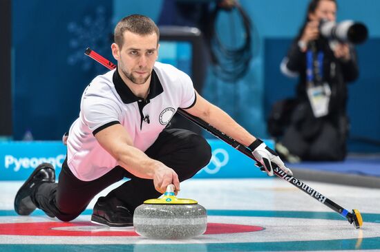 2018 Winter Olympics. Curling. Mixed doubles. US vs. Russia