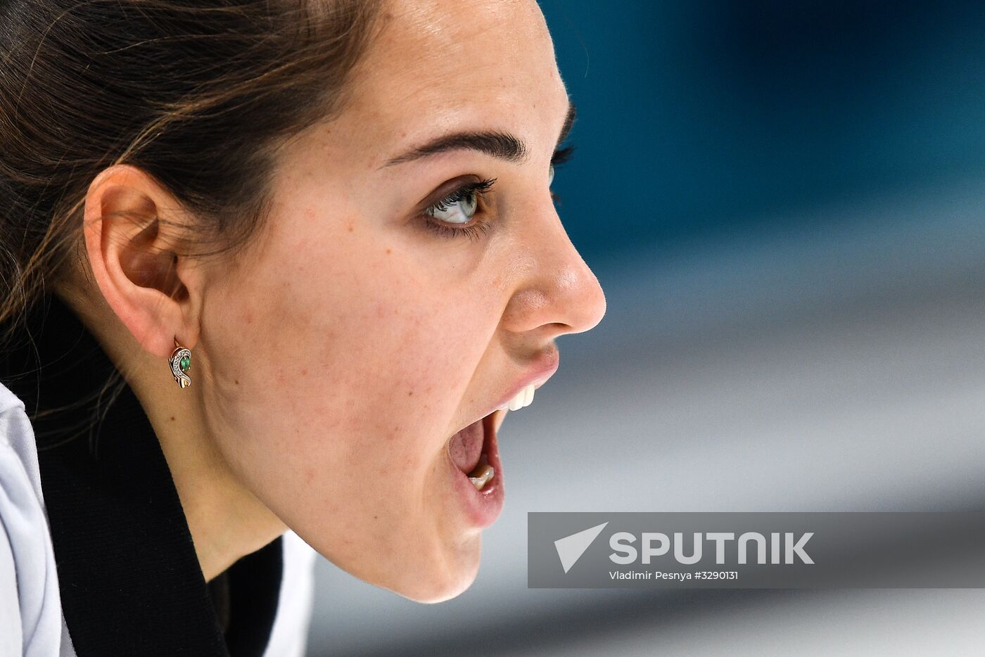 2018 Winter Olympics. Curling. Mixed doubles. US vs. Russia