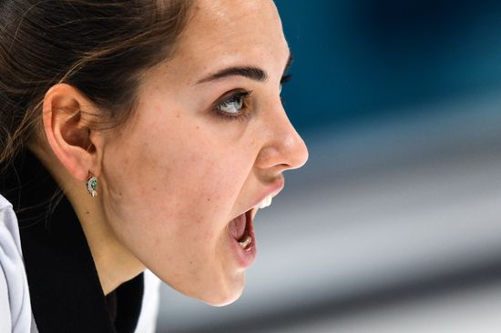 2018 Winter Olympics. Curling. Mixed doubles. US vs. Russia