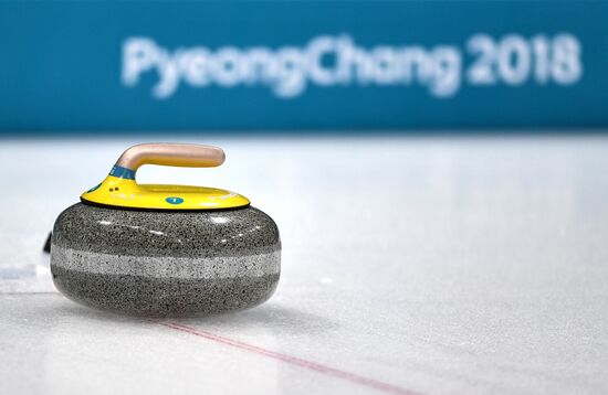 2018 Winter Olympics. Curling. Mixed doubles. US vs. Russia