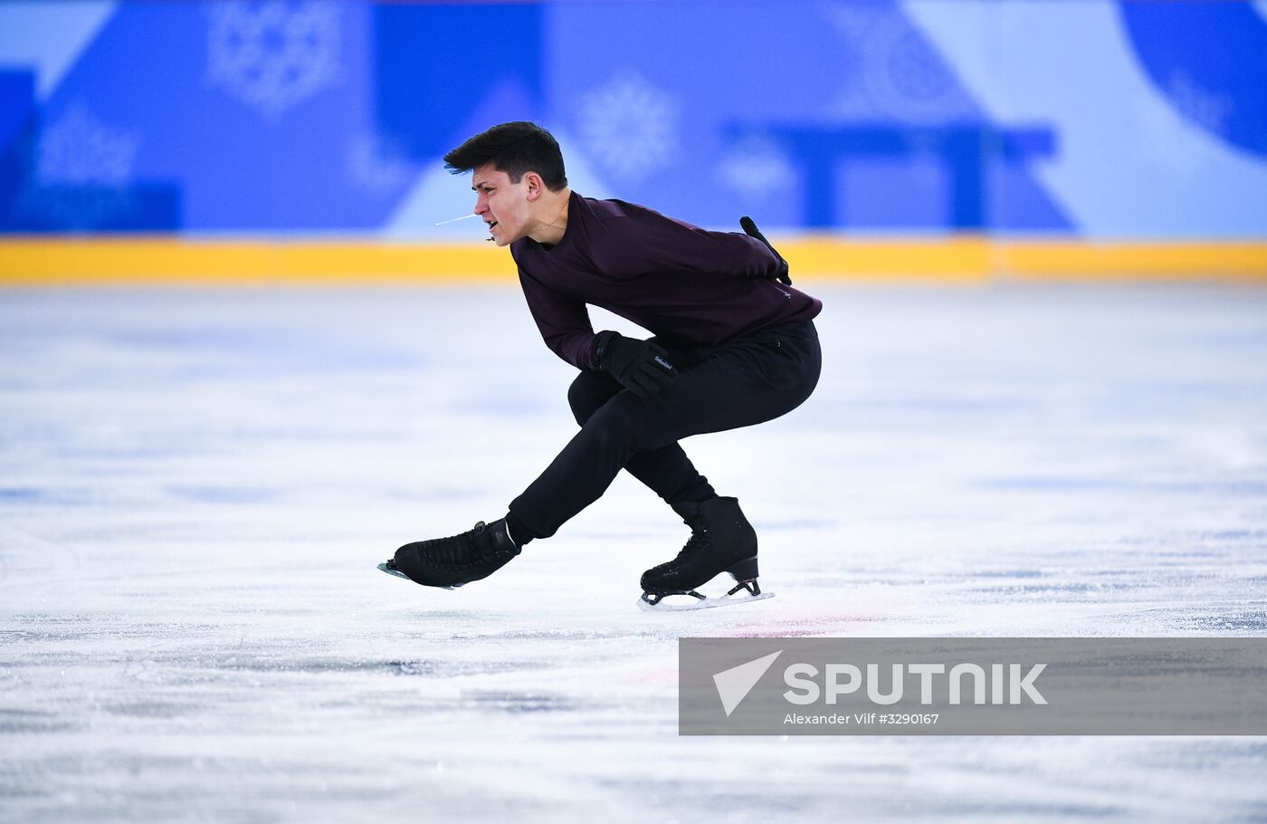 2018 Winter Olympics. Figure skating. Men. Training sessions