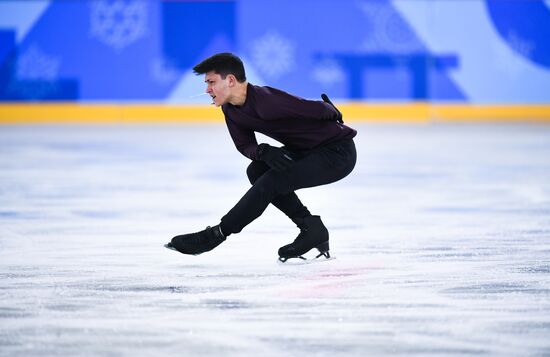 2018 Winter Olympics. Figure skating. Men. Training sessions