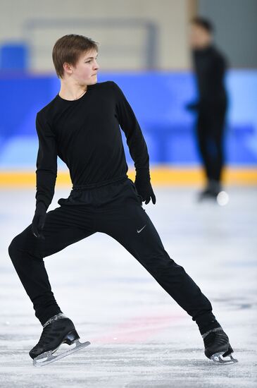 2018 Winter Olympics. Figure skating. Men. Training sessions