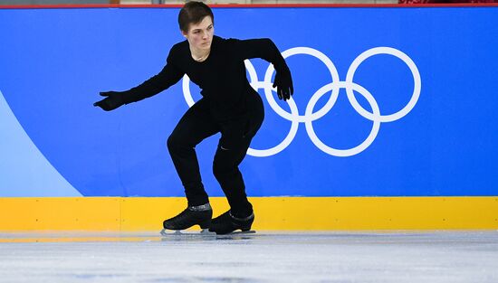 2018 Winter Olympics. Figure skating. Men. Training sessions