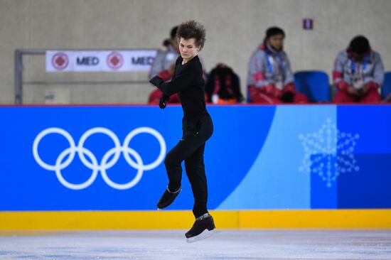 2018 Winter Olympics. Figure skating. Men. Training sessions