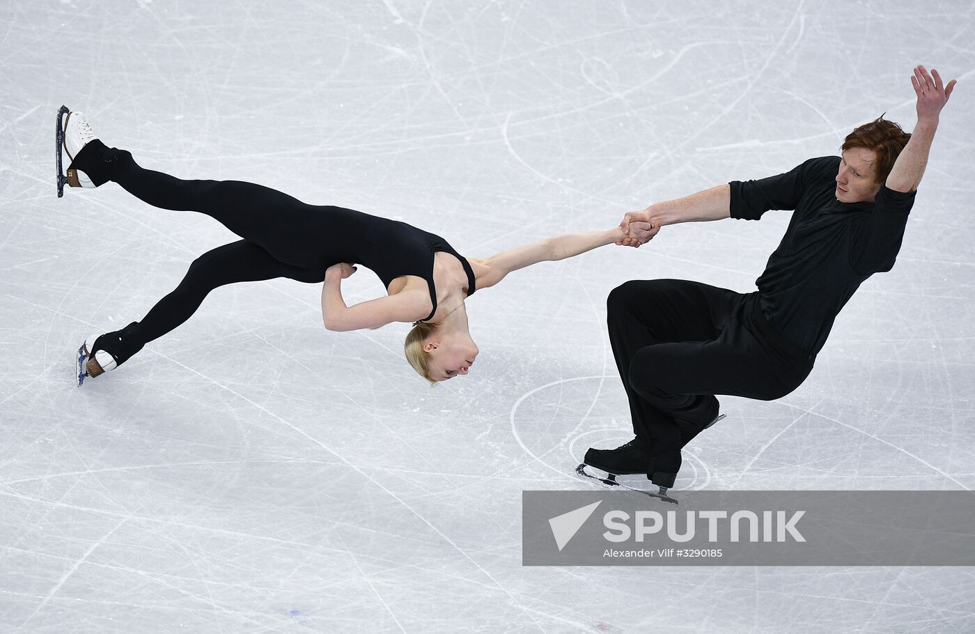2018 Winter Olympics. Figure skating. Pairs. Training sessions