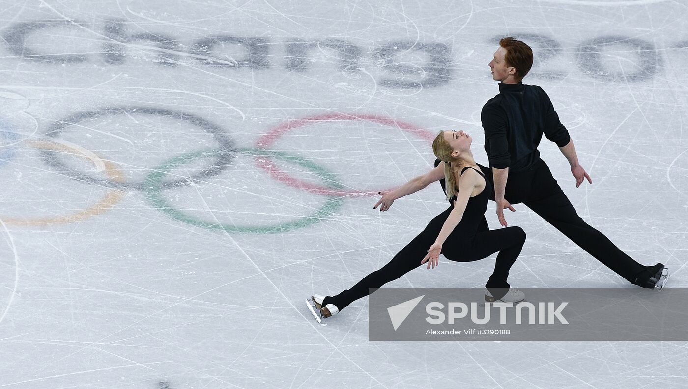 2018 Winter Olympics. Figure skating. Pairs. Training sessions
