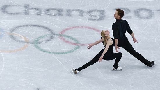 2018 Winter Olympics. Figure skating. Pairs. Training sessions