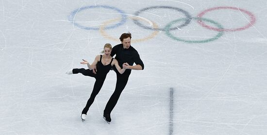 2018 Winter Olympics. Figure skating. Pairs. Training sessions