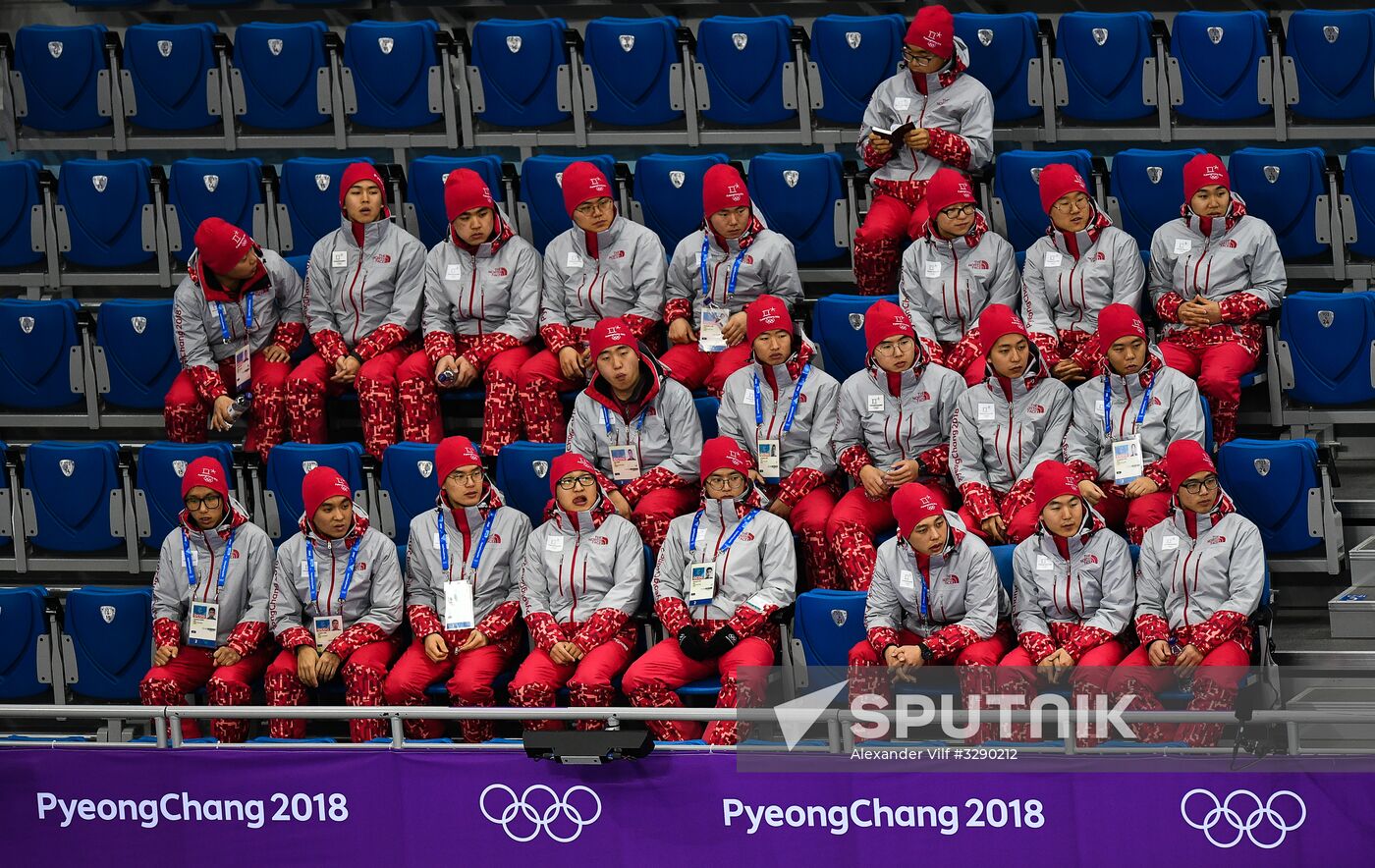 2018 Winter Olympics. Figure skating. Pairs. Training sessions