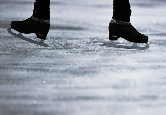2018 Winter Olympics. Figure skating. Men. Training sessions