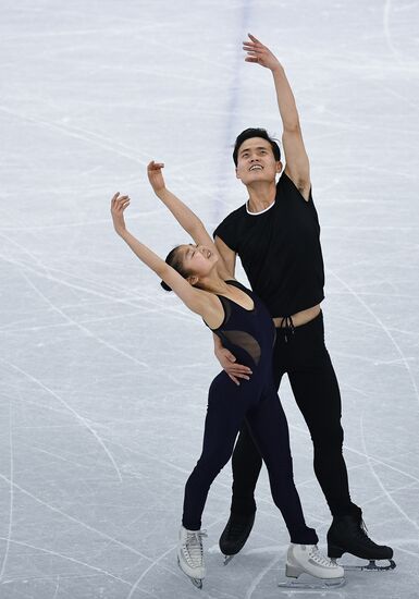 2018 Winter Olympics. Figure skating. Pairs. Training sessions