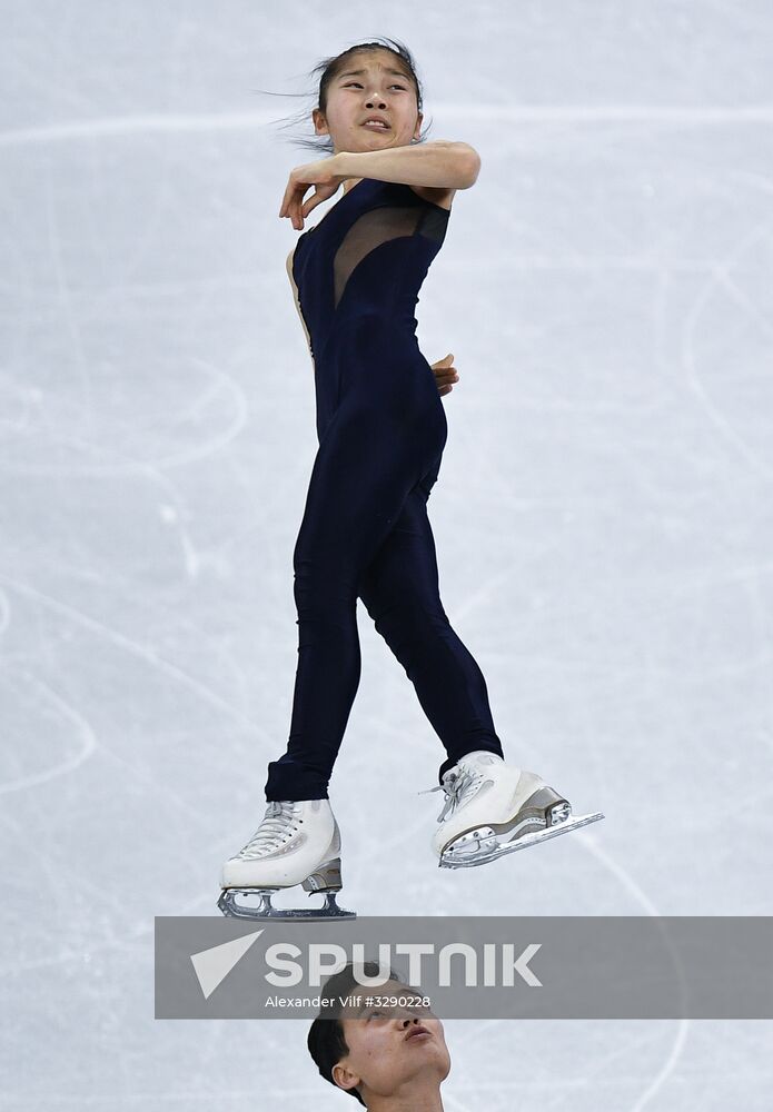 2018 Winter Olympics. Figure skating. Pairs. Training sessions