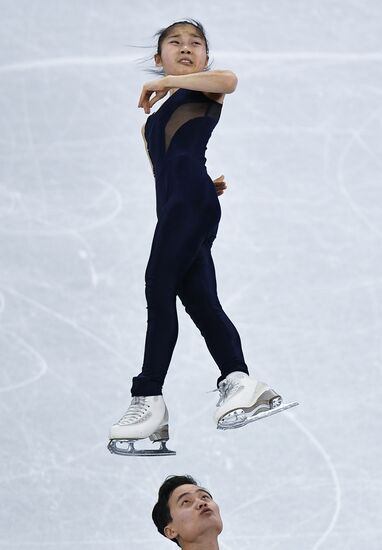 2018 Winter Olympics. Figure skating. Pairs. Training sessions
