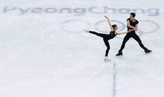 2018 Winter Olympics. Figure skating. Pairs. Training sessions