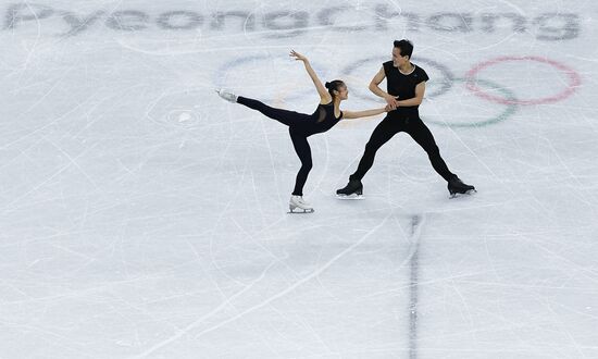 2018 Winter Olympics. Figure skating. Pairs. Training sessions