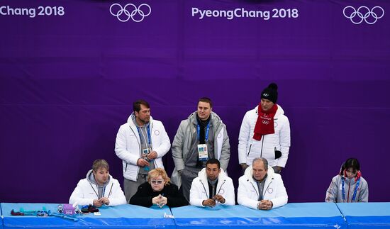 2018 Winter Olympics. Figure skating. Pairs. Training sessions