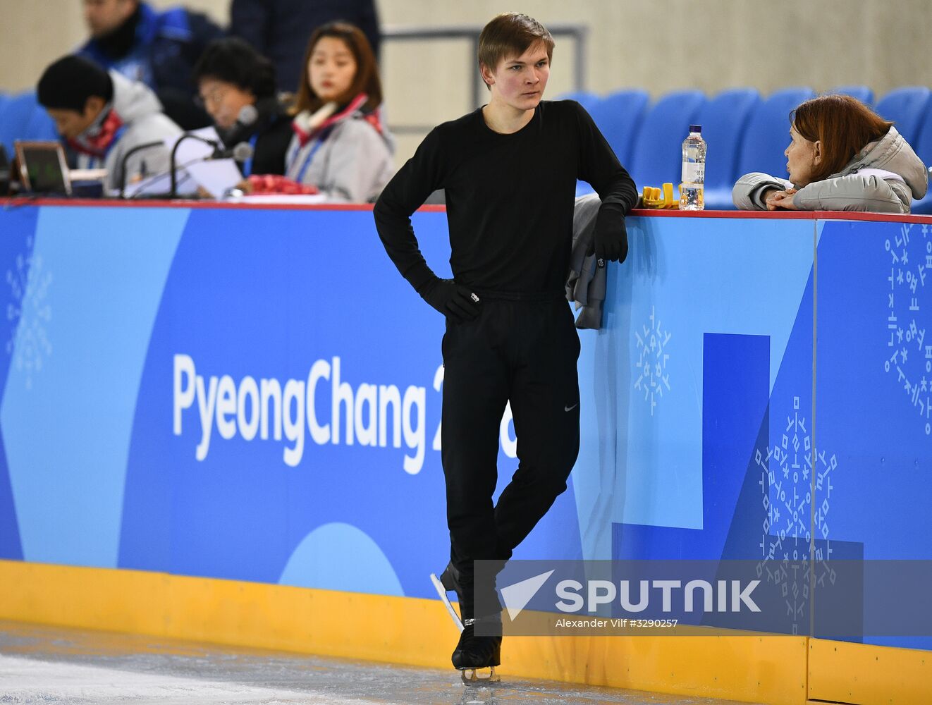 2018 Winter Olympics. Figure skating. Men. Training sessions